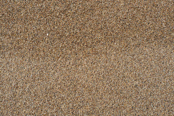 Wet sand on the beach
