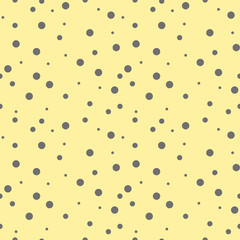 Abstract background with grey circles. Seamless pattern