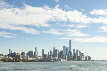 Fototapeta premium Skyline Of Lower Manhattan New York