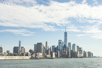 Fototapeta premium Skyline Of Lower Manhattan New York