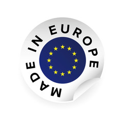 Made in Europe - EU label tag