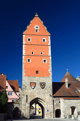 Fototapeta na wymiar Wörnitztor in Dinkelsbühl, Bayern, Deutschland