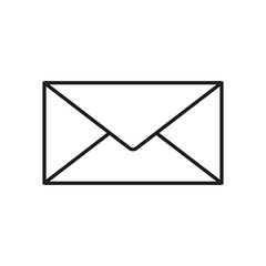Envelope white icon