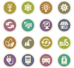 Alternative energy paper stickers