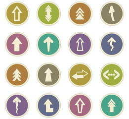 Arrows paper stickers