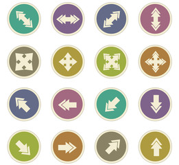 Arrows paper stickers