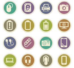 Devices paper stickers