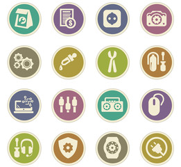 Electronic repair paper stickers