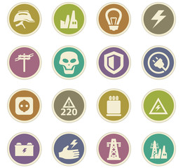 High voltage paper stickers