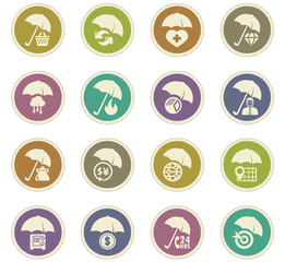 Insurance paper stickers