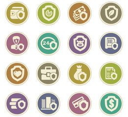 Insurance paper stickers