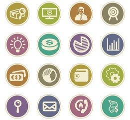 Marketing icons set