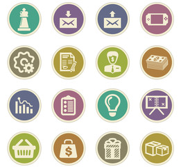 Marketing icons set