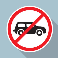 No cars. Vector illustration for your cute design.