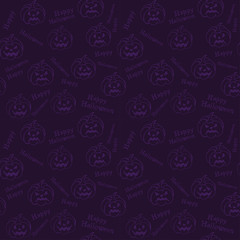 Happy Halloween! Stock vector template, easy to use.