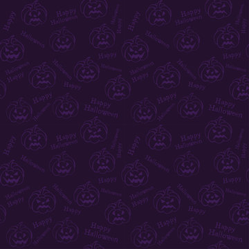 Happy Halloween! Stock vector template, easy to use.