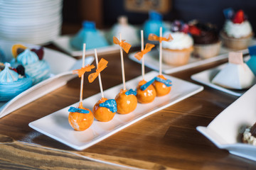 Lolipopes on a beautiful plateau.