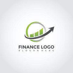 Finance Logo Template Design. Vector Illustration Eps. 10