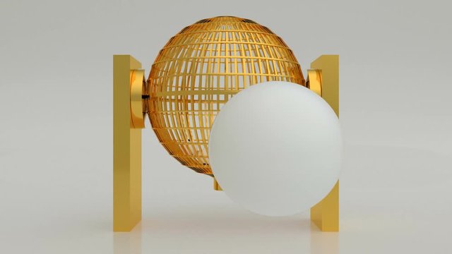 lottery cage. bingo. lotto