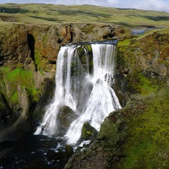 Iceland, Waterfall, Fagrifoss, 