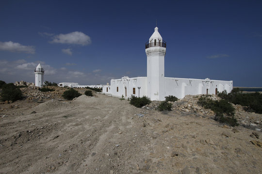 Renovated Ottoman mosque in Suakin