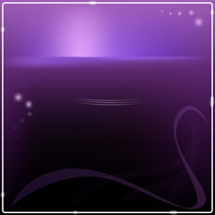 Sunrise under the ocean - Violet and black Gradient background for wallpaper, screen, cover, card, presentation, notebook page