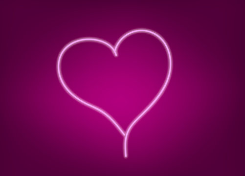 Valentine Neon Heart