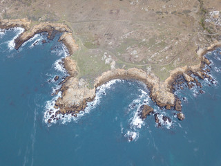 Obraz premium Aerial View of Sonoma Coast in California