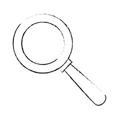 search magnifying glass icon vector illustration design