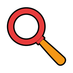 search magnifying glass icon vector illustration design