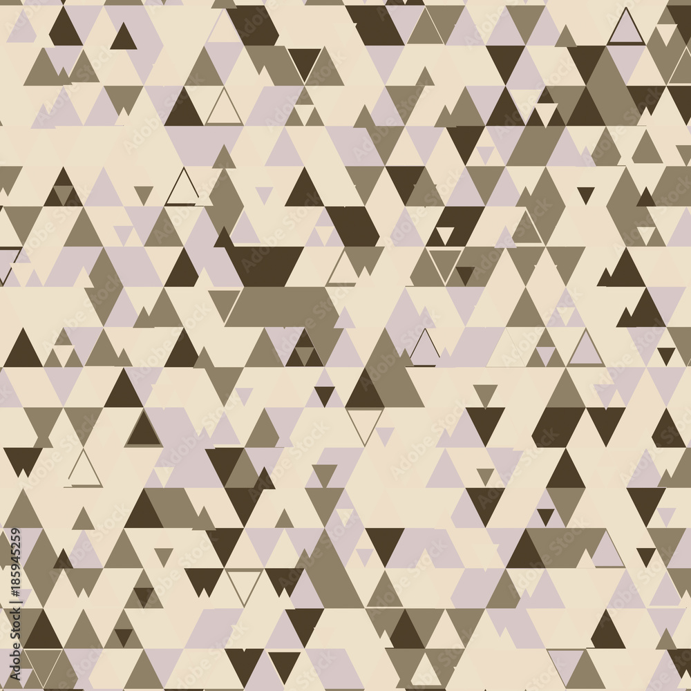 Poster Modern background with cool triangular shapes pattern 3d rendering