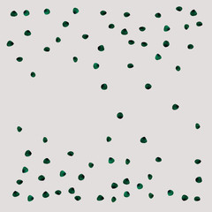 Falling Down, Flying Rose Petals Confetti. Crazy Valentines Day, Wedding Background. Black Surprise Hipster Leaves, Green Petals Confetti Dirty Floral Background, Inverted Colors, Futuristic Texture.