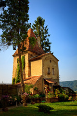 Traditional houses in the medieval town of Sighisoara, Transylvania, Romania