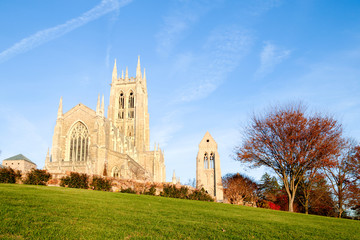 Bryn Athyn Cathedral in Autumn