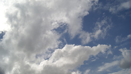 Clouds with Blue Skies