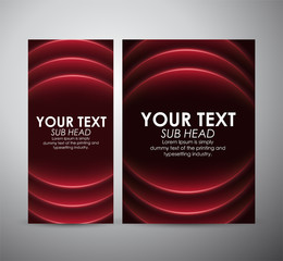 Brochure business design Abstract red line curve pattern background. 