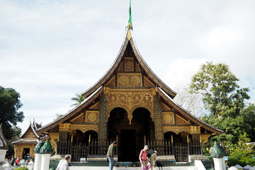 Temple Luang prabang in Lao