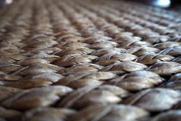 Mat texture made from nature