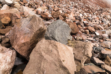 Rocks detached