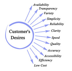 Important Customer's Desires.