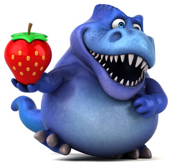 Fototapeta premium Fun dinosaur - 3D Illustration