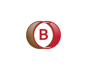 b letter circle logo