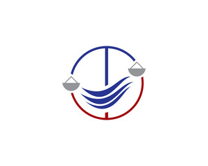 Obraz premium law logo