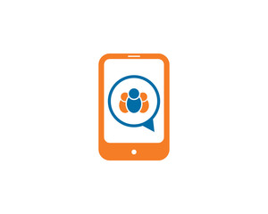 mobile chat logo