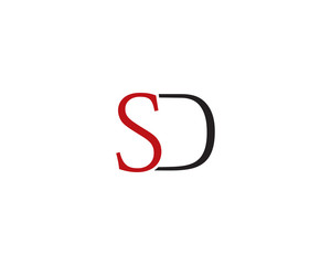 sd letter logo