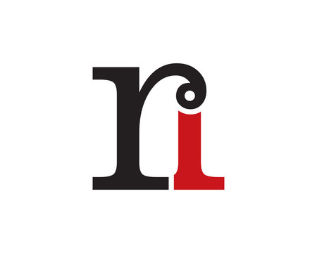 ri letter logo