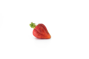 strawberry on white background