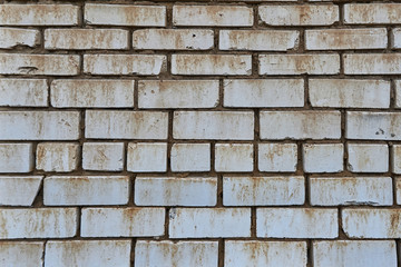 White brick wall texture seamless background