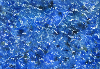 lapis lazuli, watercolor mineral texture