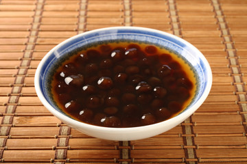 Taiwan famous dessert - tapioca ball                                             
